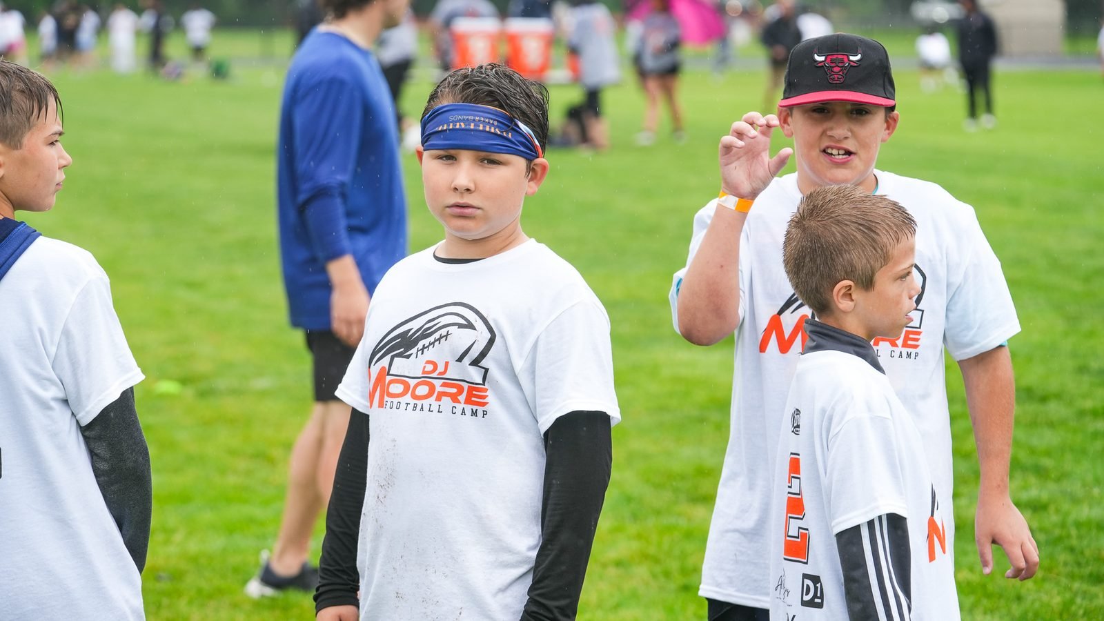 Chicago Bears DJ Moore Football Camp