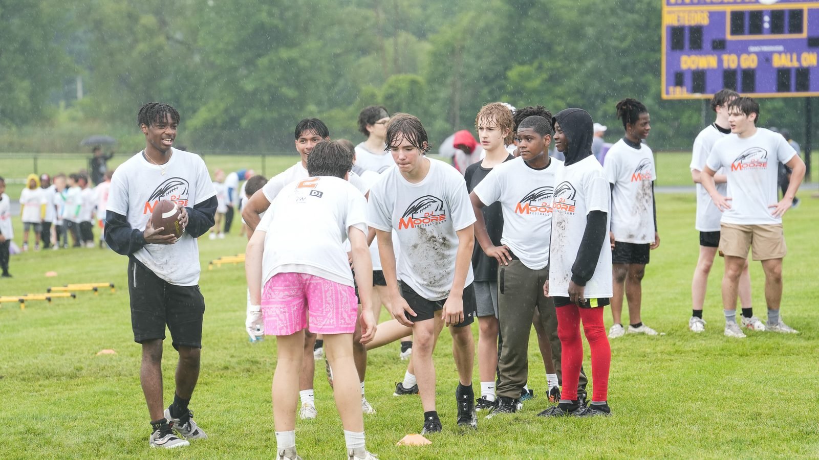 Chicago Bears DJ Moore Football Camp