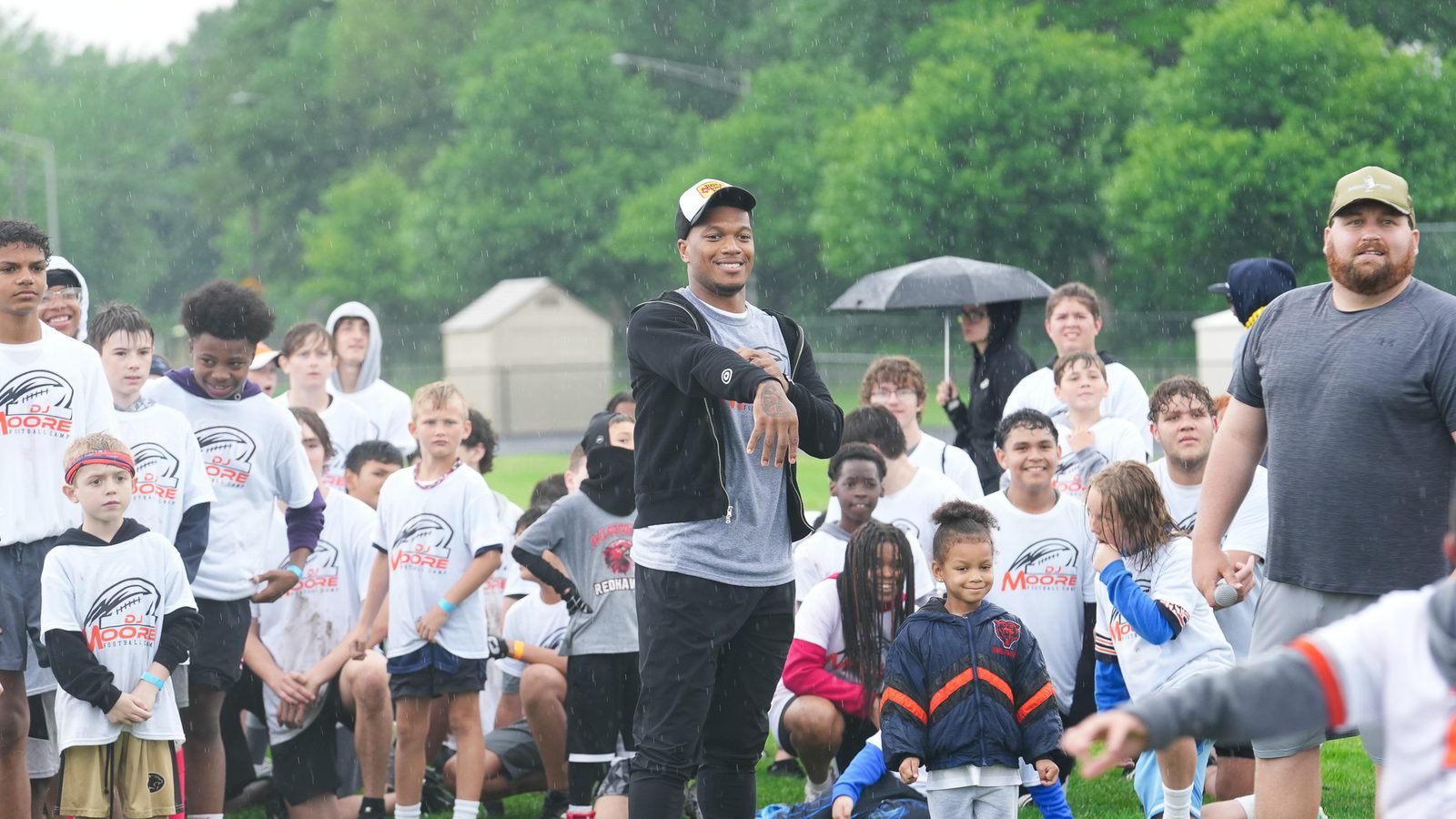 Chicago Bears DJ Moore Football Camp
